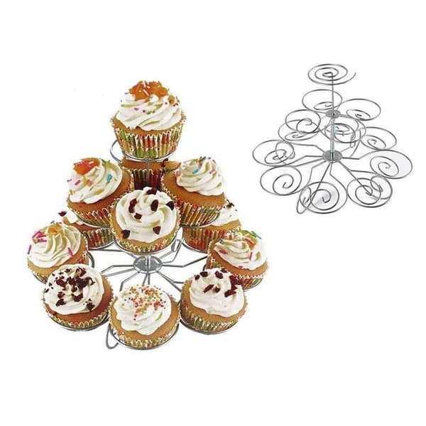 Muffinstræ Muffinsstativ 13 stk. Cupcakes Stand Lille multifärg multicolor