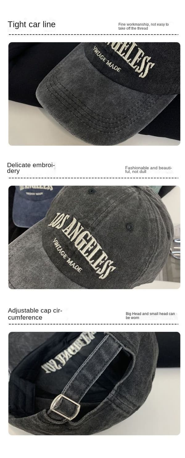 Hatt Retro baseballkeps för kvinnor visar liten ansiktsblå