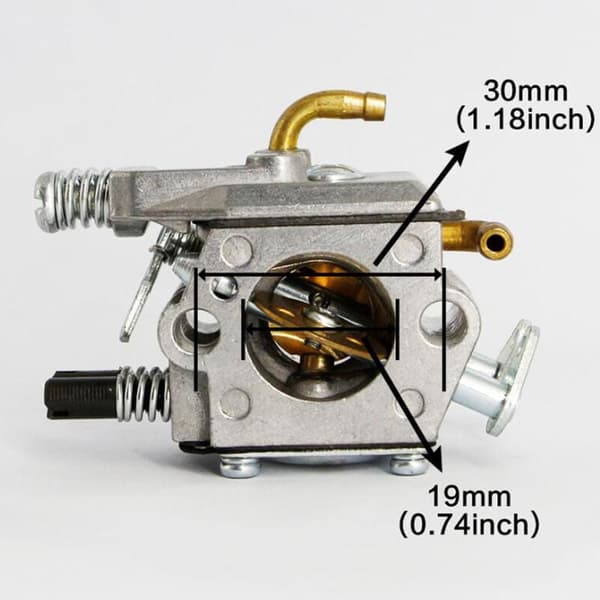 Carburetor for MP16 MP16-7 52CC 2-stroke engine, compatible with 4500 5200 5800 chainsaw and lawnmower, garden tool accessories