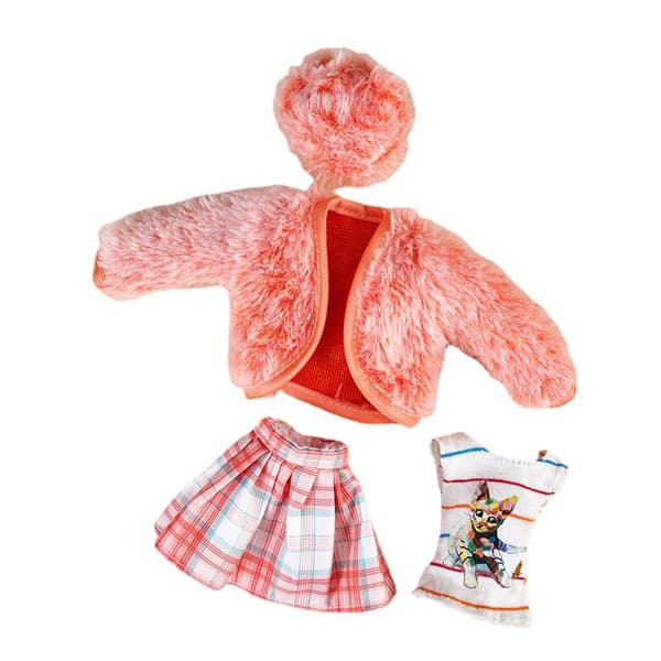 8 kpl 30 cm nuken asusteet vaatteet pehmoliivi takki hame setti