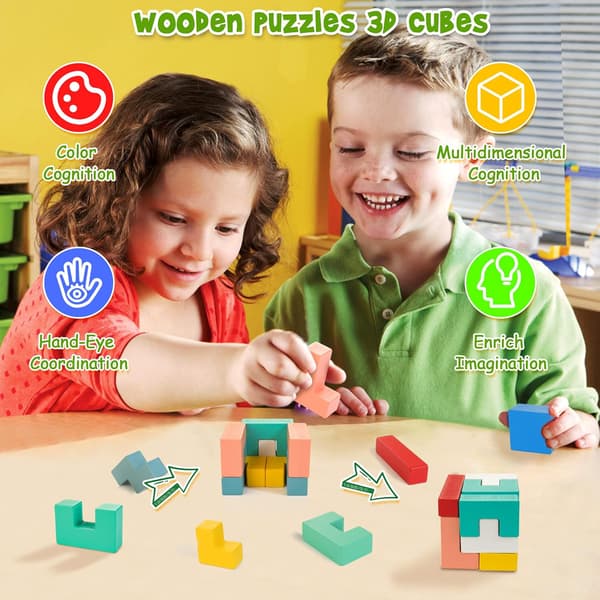Træklodspuslespil, Hjernetræning Tangram Jigsaw