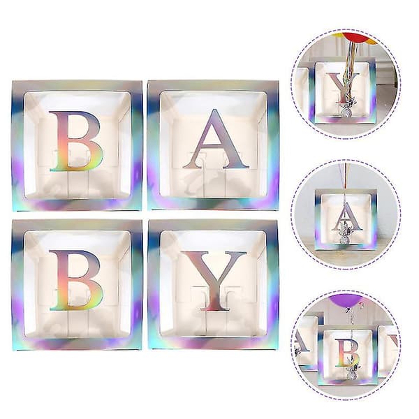 1 sett Baby Shower-bokser