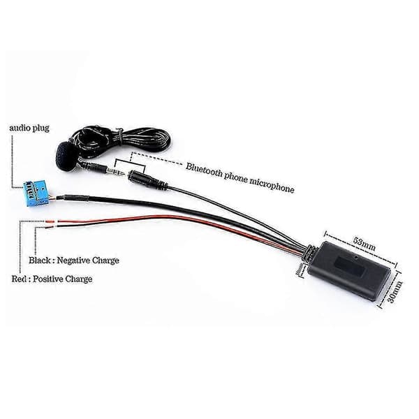 Bil Bt Adapter Trådløs Bil CD Stereo Aux Musikk Interface For Alfa Romeo 147 156 159 Brera Mito Gt Giulietta