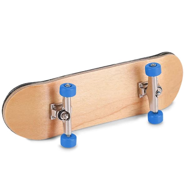 1 st lönnträlegering fingerboard finger skateboards med låda minska tryckgåvor mörkblå