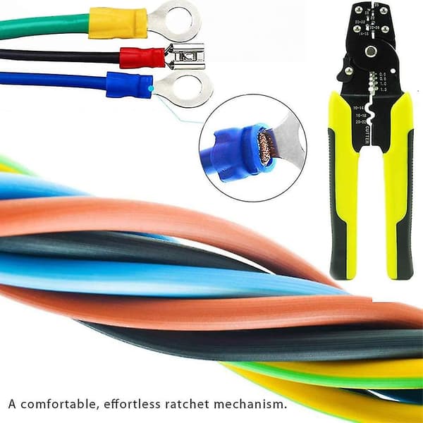 1 pc Crimping Tool Crimper Pliers Wire Crimper Adjustable Crimping Range For Cutting And Crimping Cab