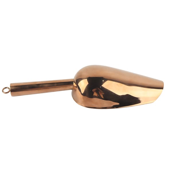 Isspade i rustfritt stål, rosegull, U-formet, matsikker, robust for hjem, hotell, restaurant