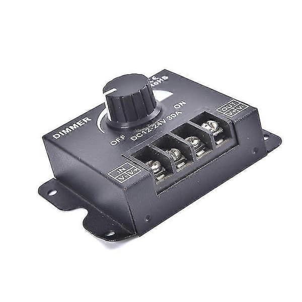 DC 12V 24V LED Dimmer Switch 30A 360W Spänningsregulator Justerbara Dimmers Shytmv
