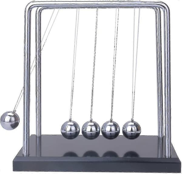 Newton Kulpendel Stor Newton Pendel Bollspel Med Bas 18cm