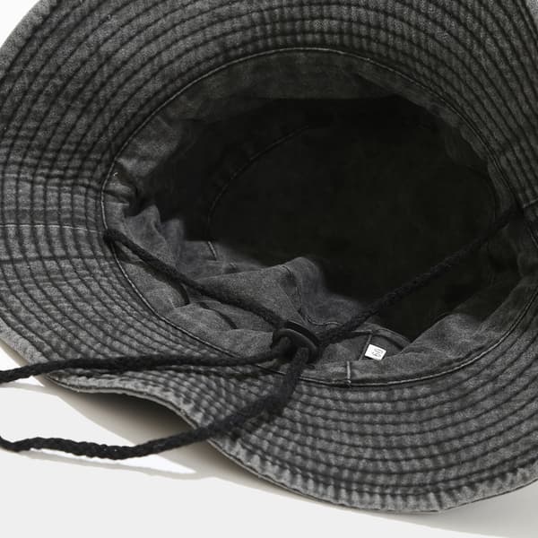 Fiskerhat Solhat Herre Dame UV-beskyttelse Havehat Udendørs Vandrehat Bushhat Sammenfoldelig Safarihat sort black