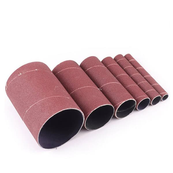Set med 6 sliphylsor 115 mm Korn 80 (12/20/25/38/55/80 mm)