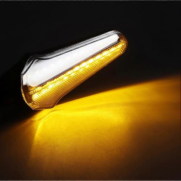 Par med 24LED Universal Motorsykkel Blinklys Indikator Modifikasjon Tilbehør