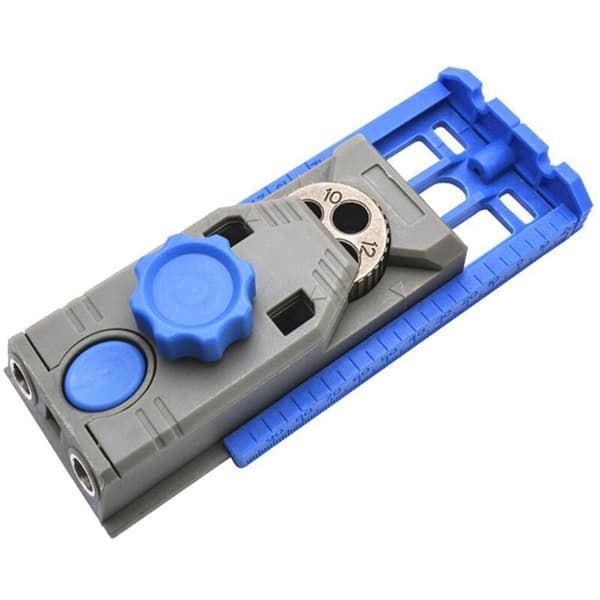 Markeringsværktøj Guide Hovedsystem Tømrerarbejde Center Punch Jig Dobbelt Borehul Lomme
