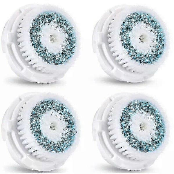 4-pack Deep Pore Replacement Brush Heads for Clarisonic Mia 1 Mia2 Sensitive Facial Brush