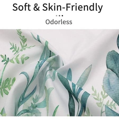 Ekstra bredt badeforhæng til badekar med løvefødder, 72 x 72 All Wrap Arou