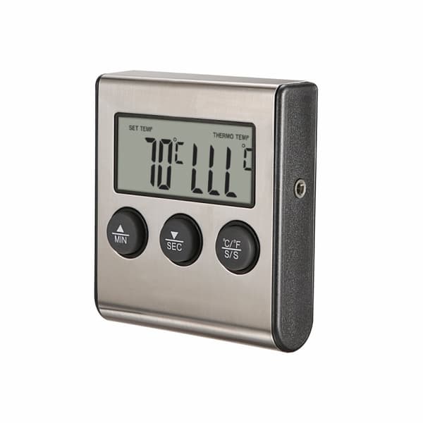 Digital Ovnstermometer / Stegetermometer med timer og lydsignal