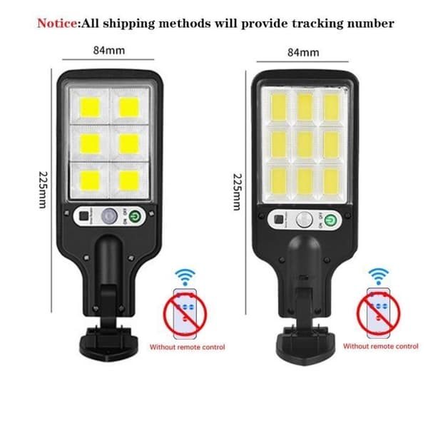 Innendørs Lyslenker, 108Cob-1st--1-2-3-4st Solar LED Lamper Utendørs Solcellelampe Med 3 Moduser Vanntett Bevegelsessensor