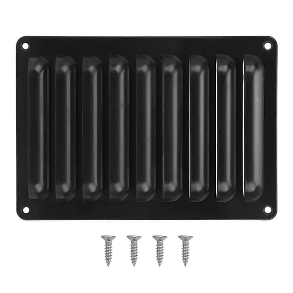RV Grill Ventilationspanel M5 ABS Sort Professionelt Udsøgt Universal Tilbehør til Yacht Bus