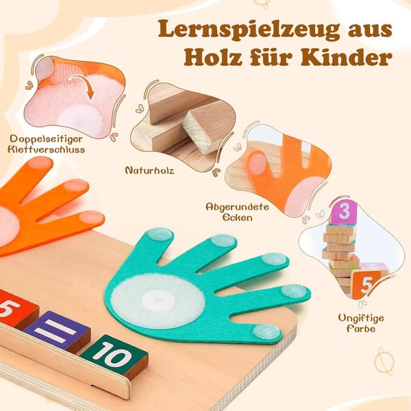 Pedagogiske spill og sensoriske leker for barn i alderen 4-6 år, bursdagsgaver for førskolebarn, egnet for både gutter og jenter.-FY-