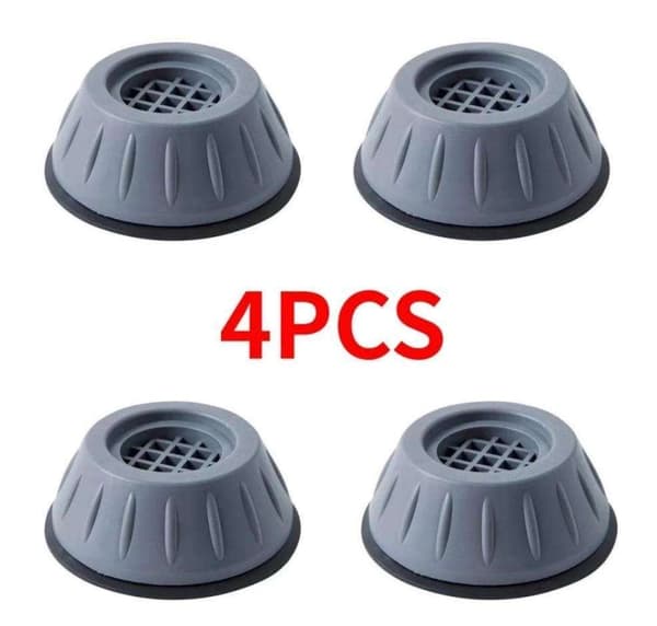Vibration Dampers Washing Machine - Feet that dampen vibrations gray one size