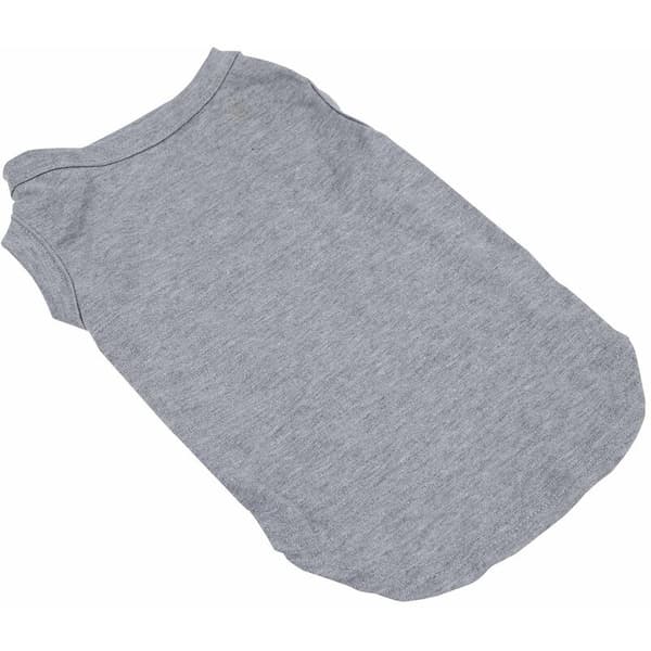 Sommarkläder T-shirt Valp Bomullsväst Dräkter Färger: Grå Storlekar: L