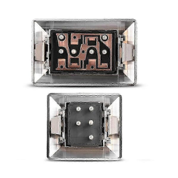 Front Right and Left Door Window Switch for 78-91 GM Chevrolet GMC Oldsmobile Pickup Trucks silver silver