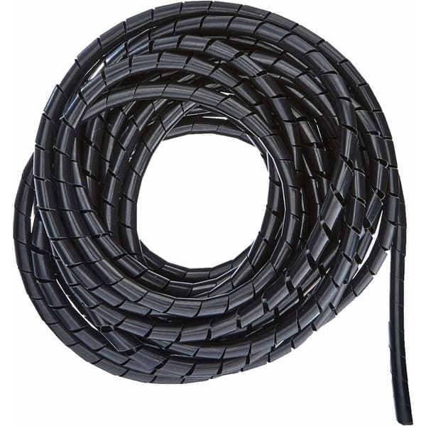 Svart spiral sladdskydd - 10m00, T-Audace