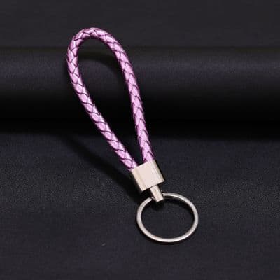 Nahkainen avaimenperä, auton riipus avaimenperä 39 kappaletta punottu avaimenperä
