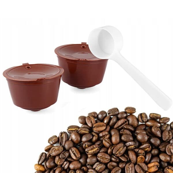 Reusable Coffee Pods Dolce Gusto, 5-pack brown brown