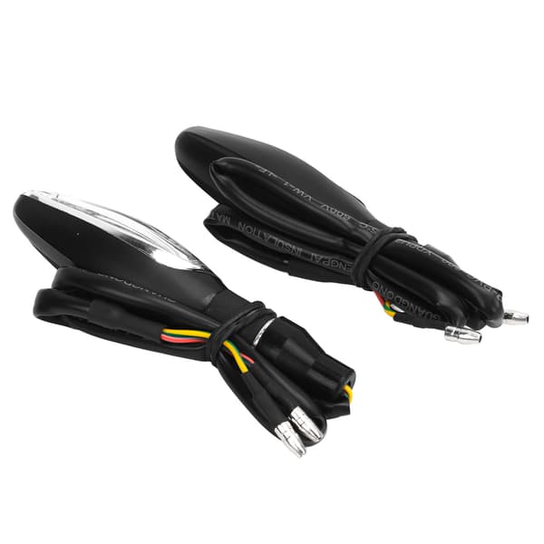 2 stk 12V Motorcykel Blinklys Flydende Lys Rav Vandtætte Blinklys Indikatorlys Universal Pasform til Motorcykel ATV