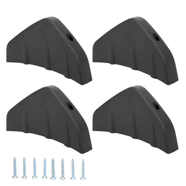 Bagerste Bumper Lip Diffuser Splitter med Spænde - Sort