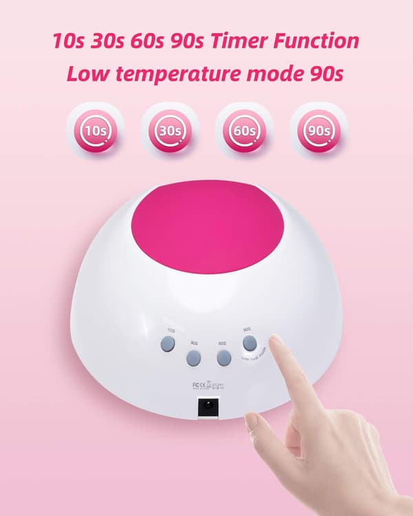 UV LED Nail Drying Lamp, 48W Portable Professional Automatic Nail Dryer-XM4-