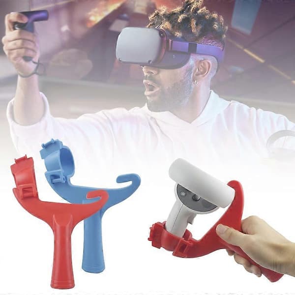 1 Pair Table Tennis Racket Grips Very Realistic Enhance VR Experience L/R VR Controller Paddle Handles for OculusQuest2
