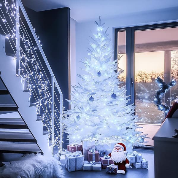 Christmas Lighting, LED Light String, 100M 800 LED Star Lights, 8 Modes (White Light)