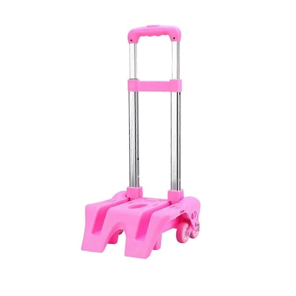 Backpack Cart with Wheels, Compact Foldable, 6 Wheels, Aluminum Alloy, Backpack Transport Cart, Foldable Cart for Shopping