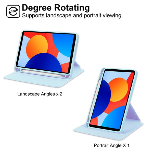 Fodral för Xiaomi Redmi Pad Se 8.7 2024 akryl anti-fall skyddsfodral blå