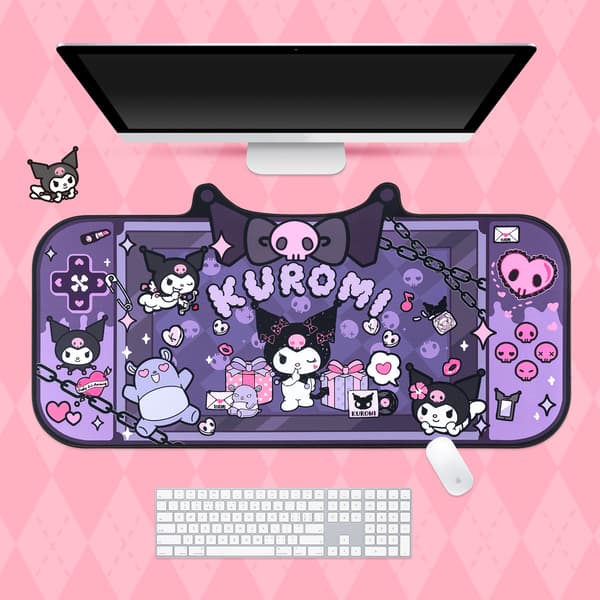 Cute Cartoon Oversized Mouse Pad, 79×39cm