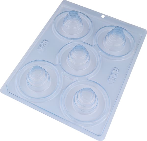 Pralineform Lagkage - BWB 851 - Speciel 3-delt form Transparent transparent