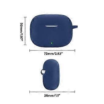 Protective Case for Realme Buds T300 Shockproof Silicone Case Dustproof Design Washable Earphone Cover Black (Black)