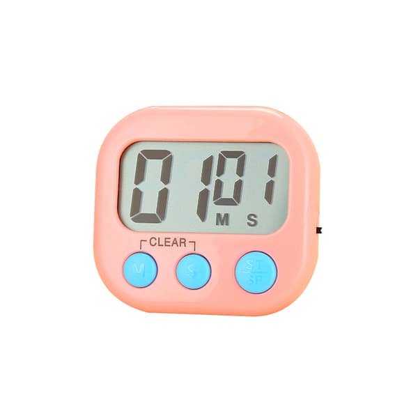4 st Magnetisk Kökstimer med Stor LCD-Display Timers för Matlagning Studier Högt Alarm och Nedräkning
