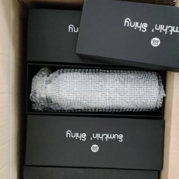 Diamant Vandflaske Bling Rhinestone Rustfrit Stål Termoflaske, 100% Ny blå