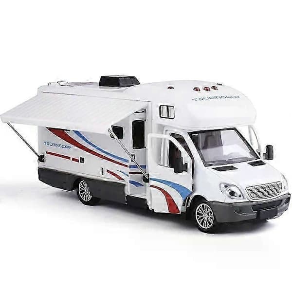 1:32 Rejse, Autocamper, Camping, Fritid, Pop-Up, Skuffe, Indbyggede Møbler, Lyd og Lys, Træk Tilbage Alt