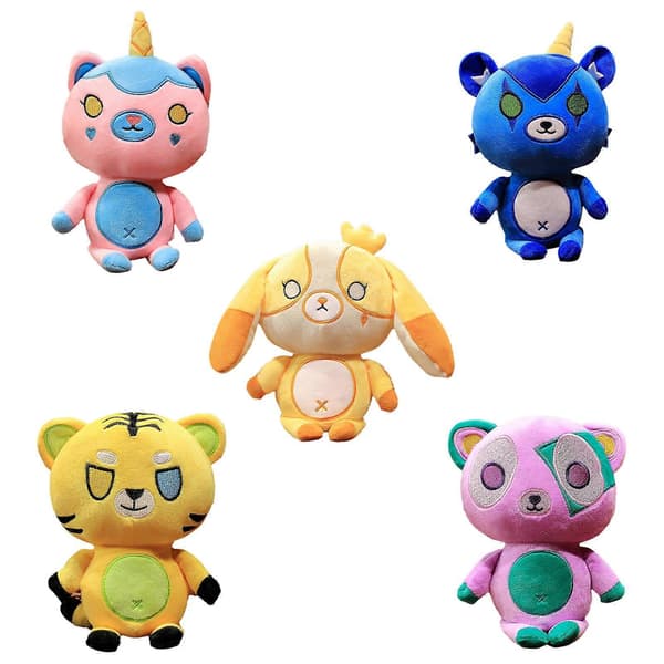 Cartoon Cute Krew Merch District Funneh Bear Soft Plush Toy Kids Gift