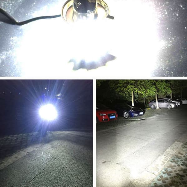 H4 LED-frontlykter Universal DC 12V 18W LED COB Motorsykkel frontlys