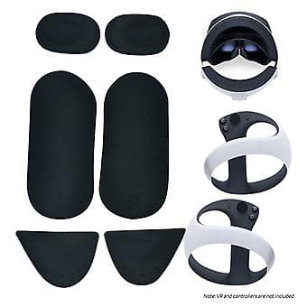 Protective Silicone Pad Cover for PS VR 2 Handle Sleeves Controller Skin Grip (White)
