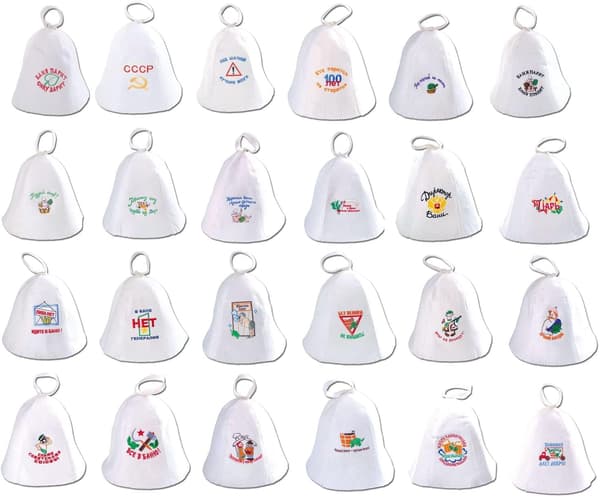Naturlig Textil Handgjord Bastuhatt - Ekologiska Ullfiltshattar - Pro