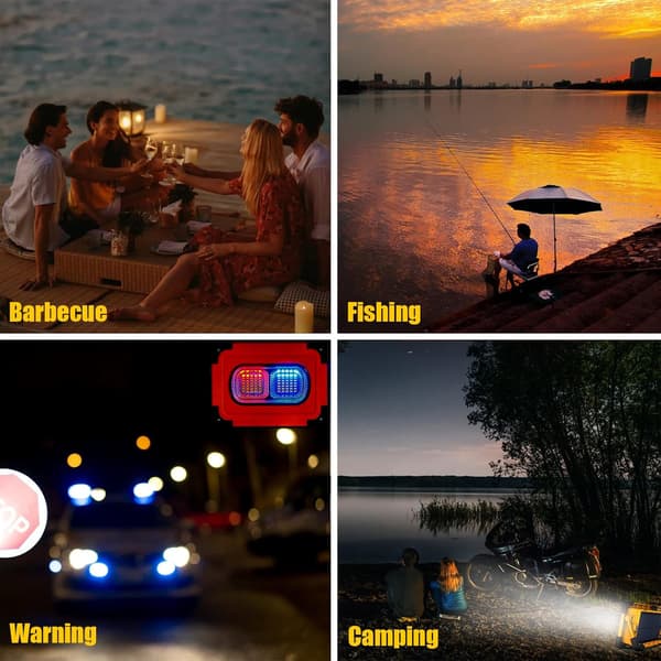 Ladattava LED-kohdevalo, 4 tilaa Kannettava aurinkolamppu, W