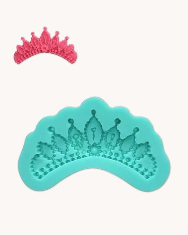 Tiara Princess Silicone Mold | Crown Princess multifärg multicolor