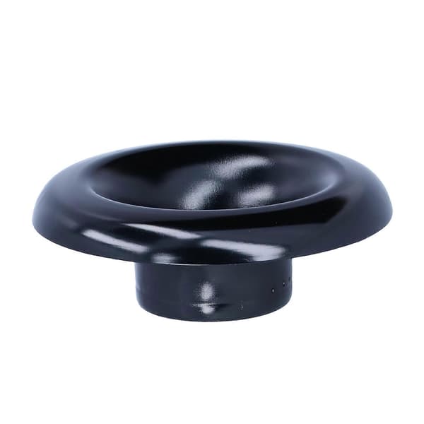 4 tommer kaldluftinntak Turbo Horn Velocity Stack Adapter Dekorasjon CNC Aluminium Biltilbehør Svart