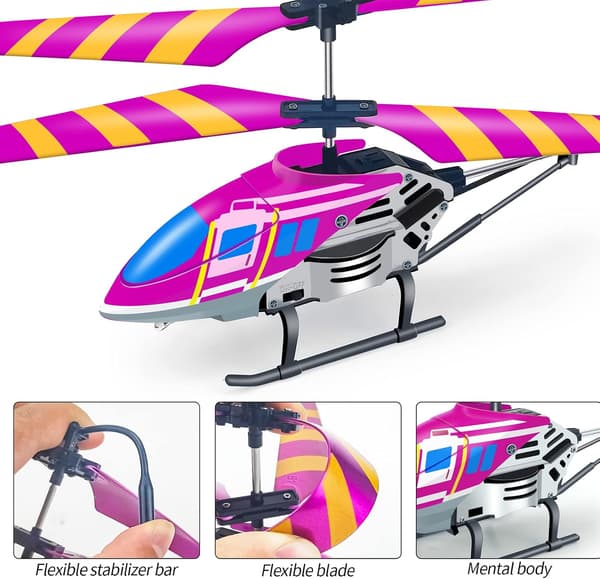 Fjernstyret helikopter, RC-flyvelegetøj, 3,5-kanals RC-helikopter med gyro