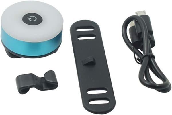 Sykkelbaklys, Sports LED-sykkelbaklys USB-oppladbart, Vanntett, 5 lysmoduser Sykkelbaklys - Blå